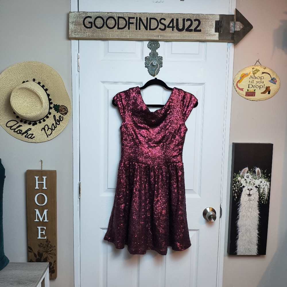 Emerald Sundae Sequence Dress Girls Size 7